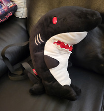 Gloomy Bloody Bear Backpack Bag Shark black Plush Soft Stuffed Toy Taito Rare for sale  Shipping to South Africa