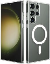 Etui Magsafe do Samsung Galaxy S23 S22 S21 Ultra telefon komórkowy TPU Case Pokrowiec Ochrona na sprzedaż  Wysyłka do Poland