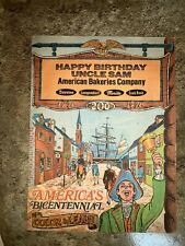 American Bakeries Company 1976 Feliz cumpleaños del Tío Sam libro de color y aprendizaje segunda mano  Embacar hacia Argentina
