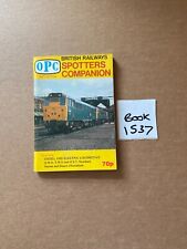 British railways spotters for sale  KING'S LYNN