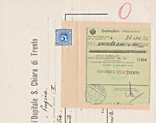 Austria 1908 ricevuta usato  Remanzacco