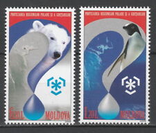 Mołdawia 2009 Ochrona polarna, Niedźwiedź, Pingwin 2 znaczki MNH na sprzedaż  Wysyłka do Poland