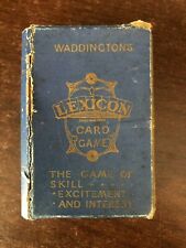 Waddington lexicon card for sale  GRAVESEND