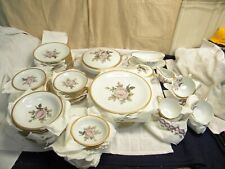 De colección Noritake China ~ Oliver ~ Patrón 5254 ~ Japón ~ Borde dorado ~ Rosa postre ~ Usado en excelente condición segunda mano  Embacar hacia Argentina