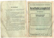 Alter kfz brief gebraucht kaufen  Neugersdorf