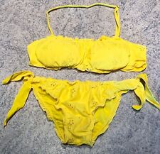 Bikini fascia giallo usato  Pombia