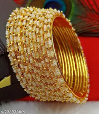 Bollywood Ethnic 12PC Gold Plated Indian Jewelry Fashion Bangles Bracelets Sets for sale  Shipping to South Africa