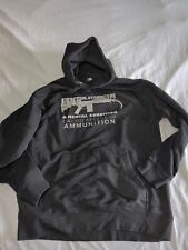 Projectile Dysfunction Unisex Heather Black Large hoodie Gun ammo sweatshirt, used for sale  Shipping to South Africa