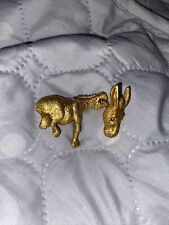 Nodding donkey brooch for sale  THETFORD