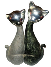 Vintage Brutalist Cat Art Sculpture Composite Stone Body for sale  Shipping to South Africa