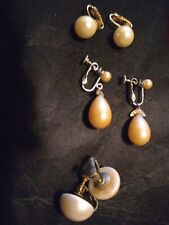 Vintage pearlesque earrings for sale  Murrells Inlet