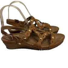 Earth Shoes Ficus Leo Women's Sandals - Sand Brown Size 7 Tiny Flaw* for sale  Shipping to South Africa