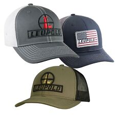 LEUPOLD OPTICS • Trucker's Caps • Lot of 3 • Official Leupold Merch • OSFA for sale  Shipping to South Africa