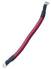 Cable de batería rojo 6 AWG 7-1/4"" cobre 3/16 y 1-1/4"" lengüetas cable inversor marino segunda mano  Embacar hacia Argentina
