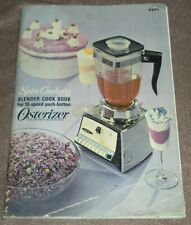 Libro de cocina Spin Cookery Osterizer licuadora de 10 velocidades Joan Oster 1966 tapa blanda segunda mano  Embacar hacia Argentina