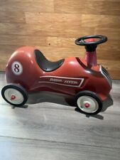 Usado, Antigo Radio Flyer Metal Little Red Roadster Push Race Car #8 Brinquedo Infantil Passeio comprar usado  Enviando para Brazil