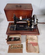 Vintage Pfaff Sewing Machine Model B Circa 1902 With Case And Instructions for sale  Shipping to South Africa