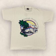 Camiseta gráfica promocional vintage anos 90 EUA Amtrak Florida Service trem de carga, usado comprar usado  Enviando para Brazil