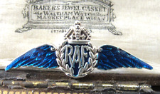 silver enamel raf brooch for sale  SCARBOROUGH
