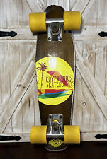 Penny Board 22,5 polegadas Kryptonics torpedo skate amarelo praia palma retrô comprar usado  Enviando para Brazil