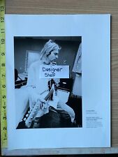 Used, Kurt Cobain Nirvana With Guitar In Dressing Room Photo Photograph 1990's for sale  Shipping to South Africa