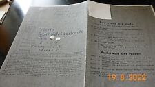 1943 vierte reichskleiderkarte gebraucht kaufen  Wuppertal
