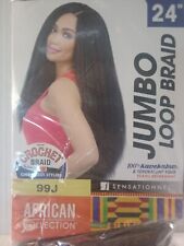 Xpression Jumbo Loop Crochet Braid Hair 24"( 99J Color) for sale  Shipping to South Africa