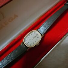 Omega Geneve relógio manual feminino mostrador prateado feito na Suíça oval vintage com caixa comprar usado  Enviando para Brazil