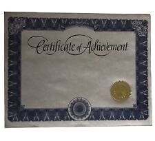 Certificate achievement for sale  Hampden