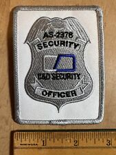 Security officer patch for sale  Moreno Valley