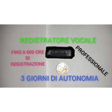 Registrazione vocale microspia usato  Italia