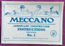 Meccano aeroplane constructor for sale  Shipping to Ireland