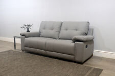 grey recliner 3 seater sofa for sale  MIRFIELD