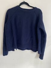 Navy oversize wool for sale  BOURNEMOUTH