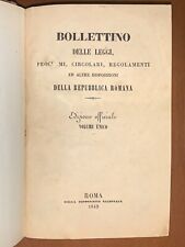 Bollettino delle leggi usato  Italia