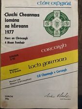 Gaa programmes 1977 for sale  Ireland