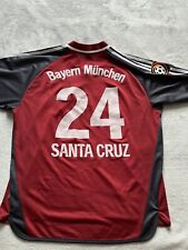 Kit oficial de futebol em casa Roque Santa Cruz #24 / Bayern de Munique Adidas 2001/02 comprar usado  Enviando para Brazil