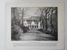 Old Antique Print 1903 The Empire Typical South African Residence in Rondebosch for sale  Shipping to South Africa