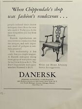 Móveis de mogno para sala de jantar Danersk impressão vintage anúncio 1932 comprar usado  Enviando para Brazil