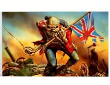 Iron Maiden The Trooper Eddie Banner Flag 3’ X 5’ (36” X 60”) Heavy Metal -, usado comprar usado  Enviando para Brazil