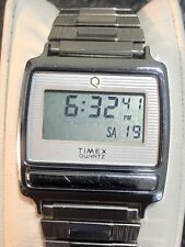 Antigo Q Timex Silver Tone Digital S Cell Watch One Command Bar Nova Bateria/Banda comprar usado  Enviando para Brazil