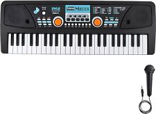 Teclado musical eletrônico digital - teclado de aprendizagem infantil 49 teclas portátil comprar usado  Enviando para Brazil