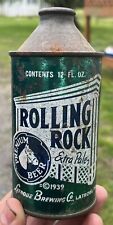 Vintage 1939 Rolling Rock Beer Come Top Can comprar usado  Enviando para Brazil