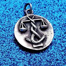 Used, Rare Retired James Avery Scales of Justice Charm or Smaller Pendant with JA Box for sale  Shipping to South Africa