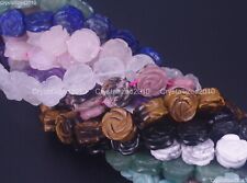 Pedras preciosas naturais ametista quartzo aventurina ágata contas de flores rosa 14mm 15,5" comprar usado  Enviando para Brazil
