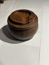 wooden tobacco jar for sale  RUGBY