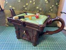 Retro Unbranded Vintage Cardew Style Snooker Pool Billiards Table Teapot  C.1990 for sale  Shipping to South Africa