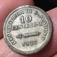 10 centesimi 1928 san marino usato  San Martino Buon Albergo