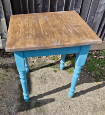 solid square table small wood for sale  HIGH WYCOMBE