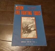 Catálogo de equipos de lucha contra incendios Gilson de colección Lovell-Dressel Co década 1940? segunda mano  Embacar hacia Mexico